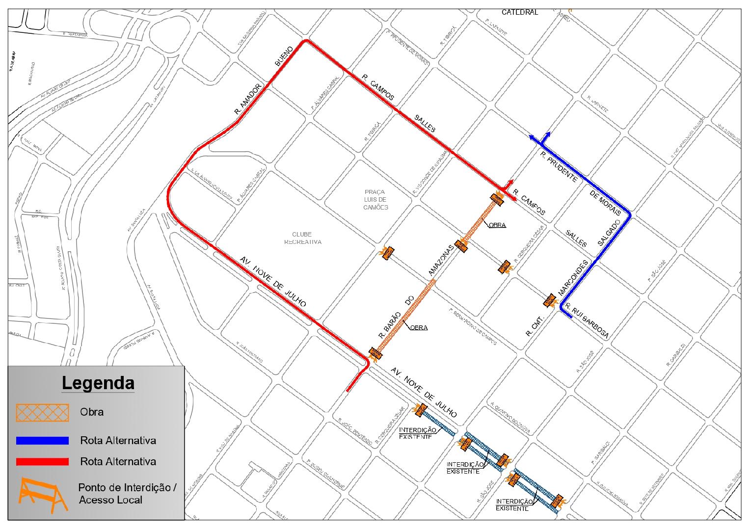 Importante rua do Comércio de Ribeirão Preto sofrerá nova interdição na segunda-feira (15)